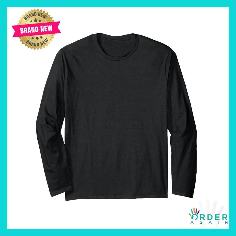 Retro Graphic Long Sleeve Tee Classic Fit Y2K Chic Minimalist Top